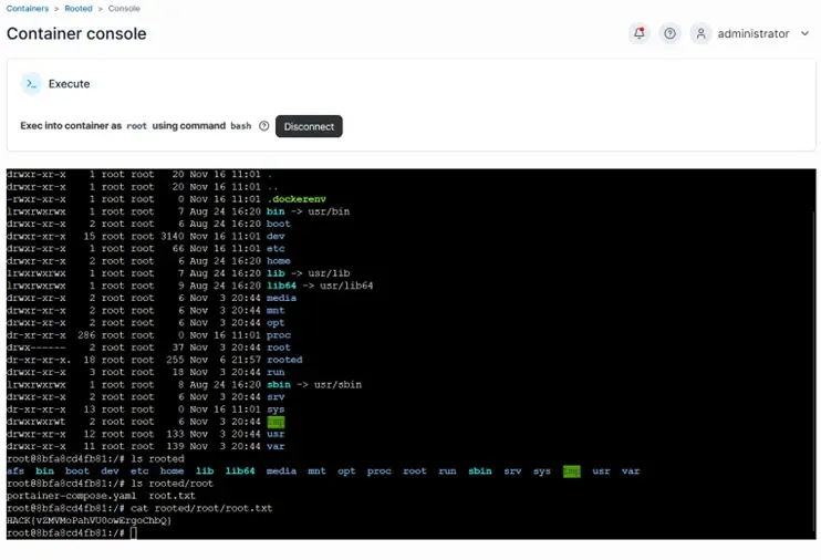Escalada mediante Portainer