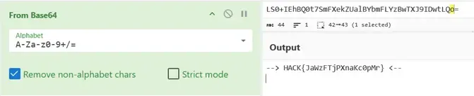 Decodificación Base64