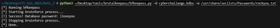 Cracking KeePass